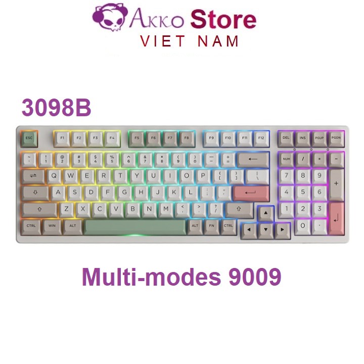 Bàn phím cơ AKKO 3098B Multi-modes 9009