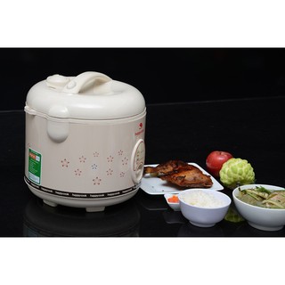 Nồi cơm điện 1.8 lít Happy Cook HC-180 (Tặng chảo nhôm chống dính caro lưới 24cm)