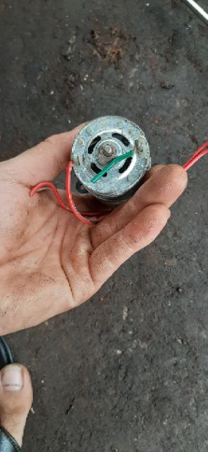 Moto bơm nước 775 12v mini về chế đồ