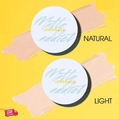 [Kèm Face Filler] Phấn nước Lemonade Matte Addict Dual Cushion 16g