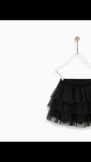 Chân váy ren đen zara dư xịn