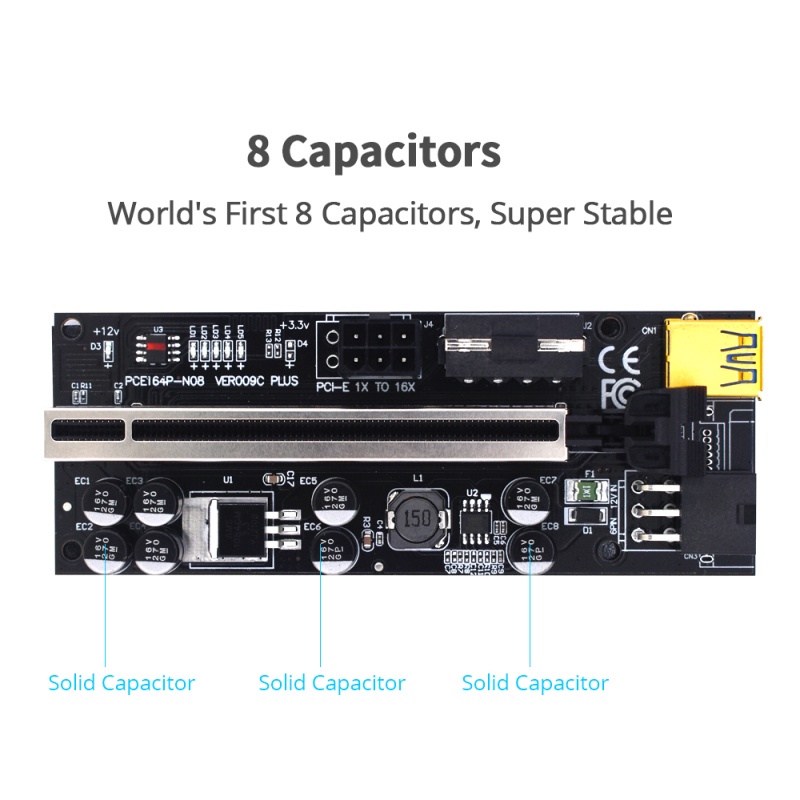 Thẻ Mở Rộng Nâng Cấp Pcie 2021 010s + Pcie X16 Pci Cho Mining | BigBuy360 - bigbuy360.vn