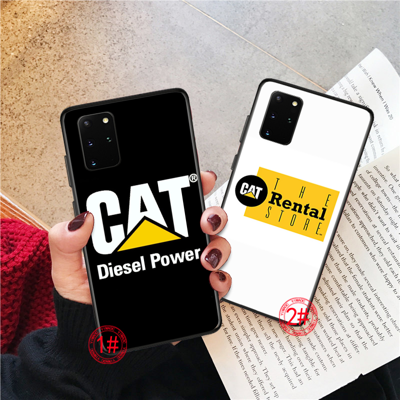 Ốp điện thoại mềm hình logo Caterpillar 101d cho Samsung Note 8 9 10 Plus Lite 20 Ultra S6 Edge J7 Core