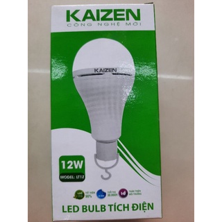 Bóng đèn led bulb tích điện Kaizen 12w, 20w.