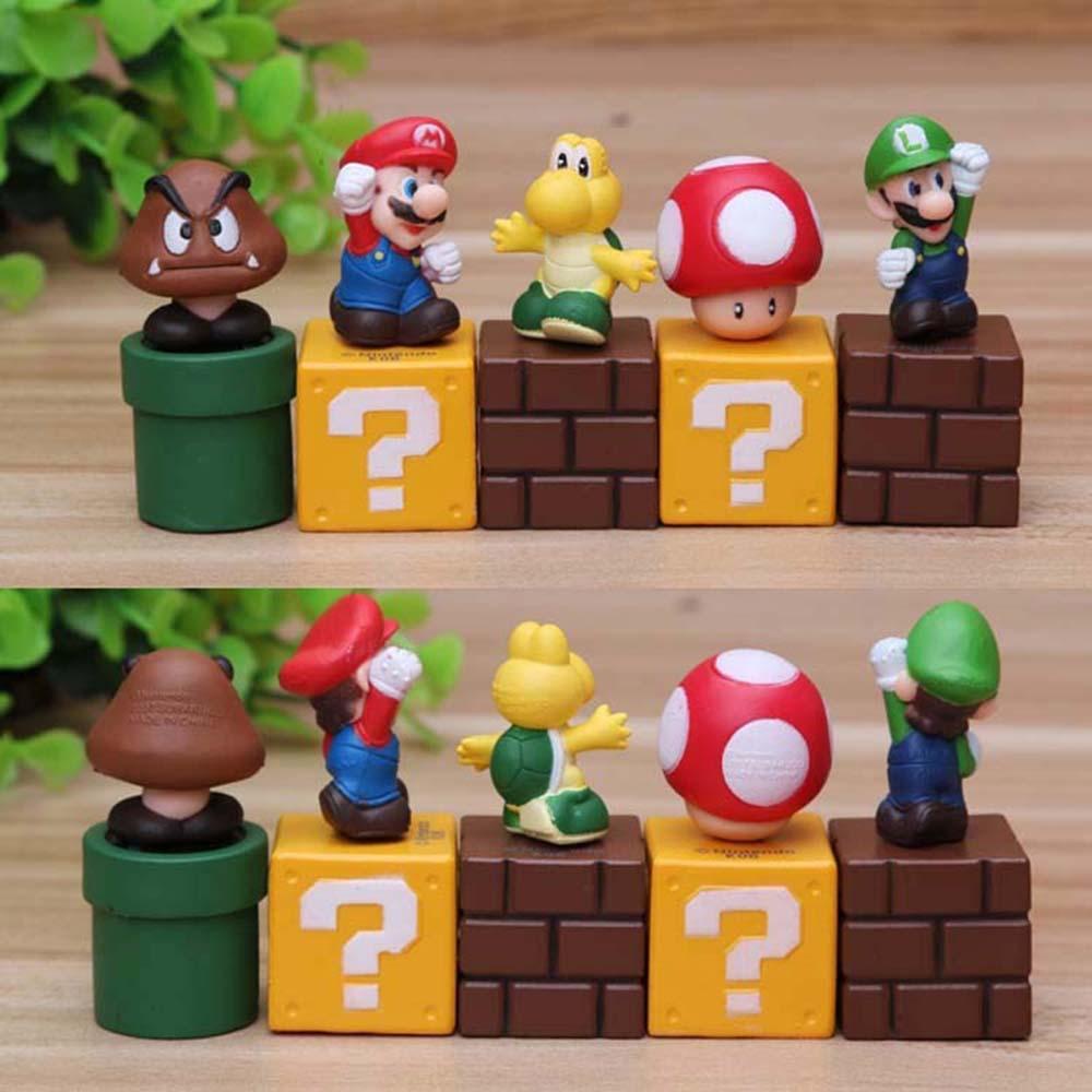 Mô Hình Đồ Chơi Nhân Vật Super Mario Bros Bằng PVC