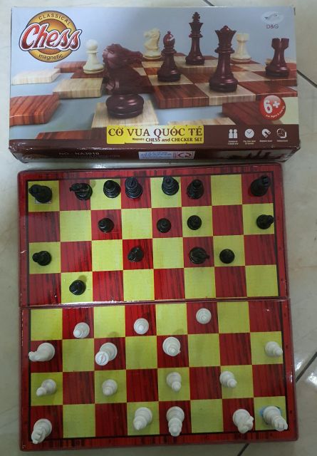 Bộ cờ vua nam châm kT: 38×38cm.
