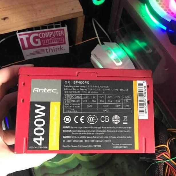 PSU, nguồn máy tính Antec, ACbel, Cooler master, Hunkey, Sama, ROHS... 400W có đầu 6 pin