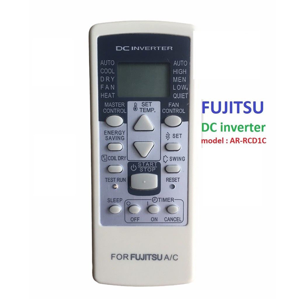 Điều khiển điều hòa Fujitsu AR-RCD1C loại tốt dùng cho 1 chiều và 2 chiều