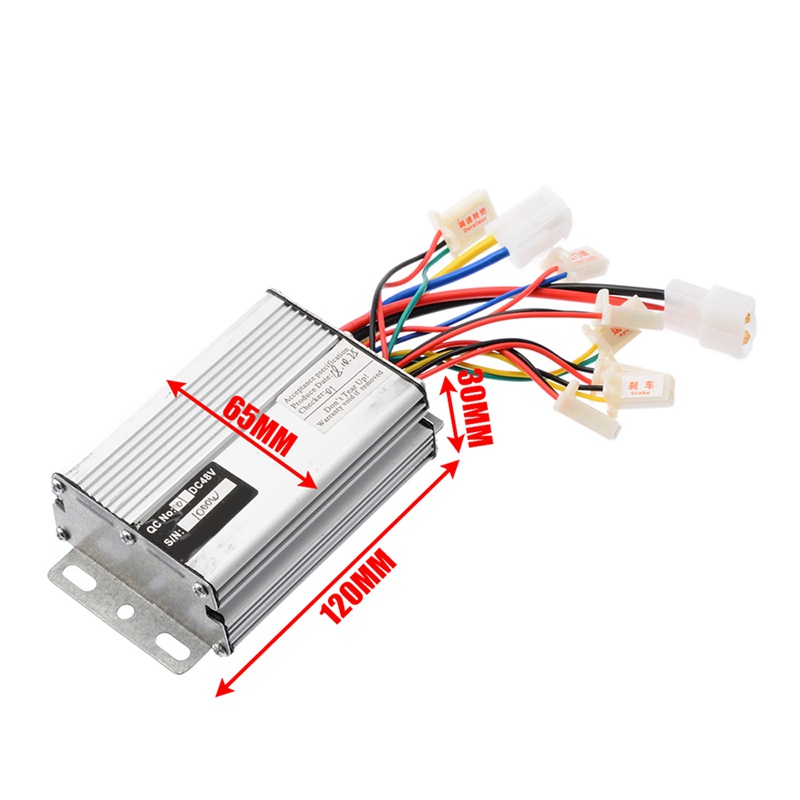 Bộ Điều Khiển Tốc Độ Động Cơ Chổi Than 48V 1000W Cho Xe Đạp Điện E-Bike