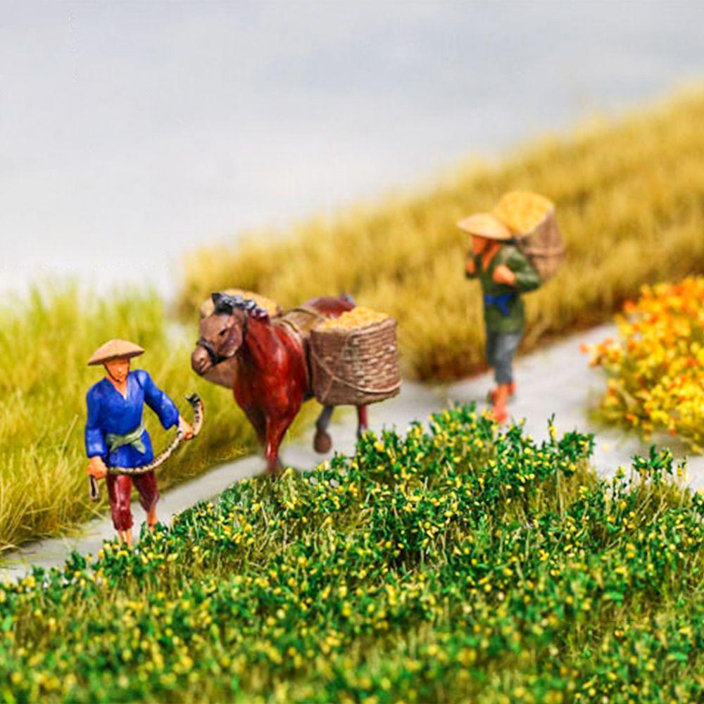 Jane Rice Field Vật Liệu Wargame Bãi Cỏ Tufts Thu Nhỏ Trang Trí Sân Vườn