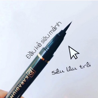 Kẻ mắt dạ chống nước karadium waterproof brush liner