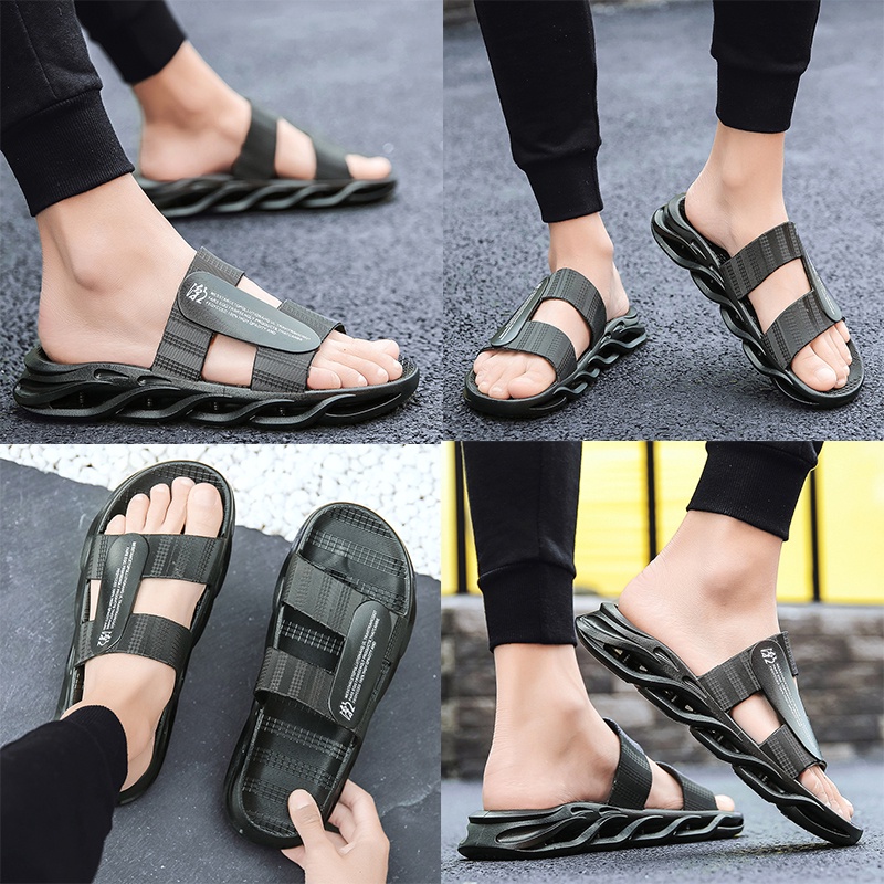 Dép Sandal Đế Phẳng Chống Trượt Thời Trang Bốn Mùa Chất Lượng Cao Có Size 39-46 Dành Cho Nam Và Nữ 2022