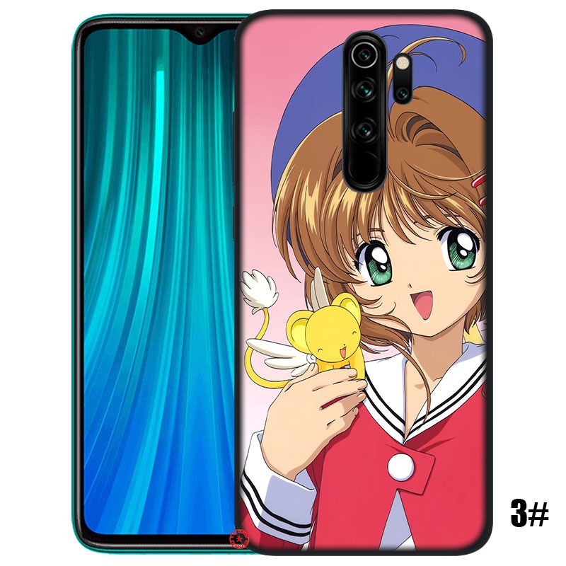 Ốp điện thoại silicon dẻo họa tiết hoạt hình thủ lĩnh thẻ bài Sakura cho XIAOMI REDMI NOTE 8 10 PRO MAX 8T K40 K30 SFI22