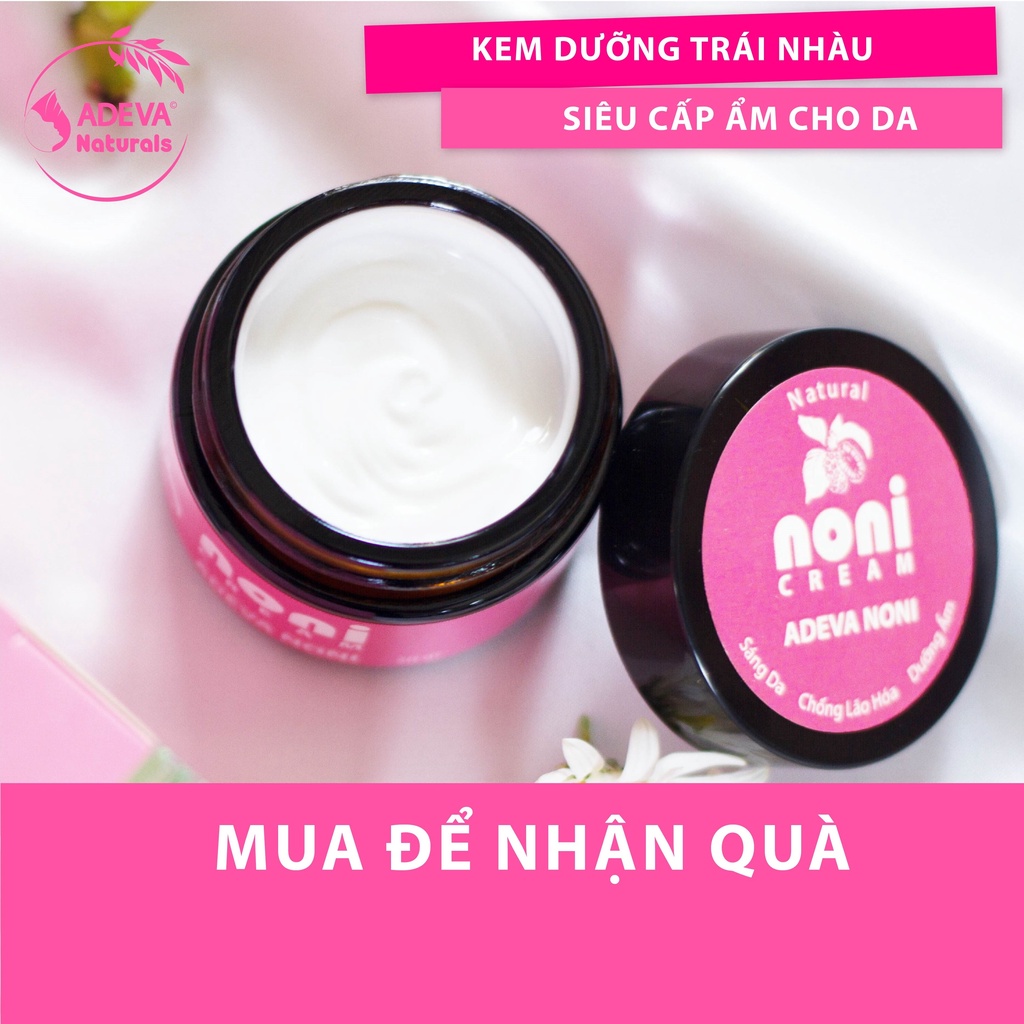 Kem dưỡng da Trái nhàu ⚡ FREESHIP ⚡ Cấp ẩm và cải thiện làn da không đều màu (50 gr/ 1 hộp) - Adeva Noni