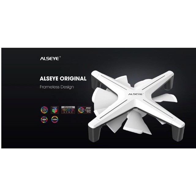 [Chính Hãng] Fan X12 RGB Hãng Alseye đồng bộ main cực chất