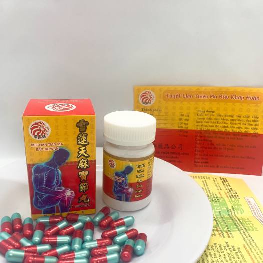 Tuyết Liên Thiên Ma Bảo Khớp Hoàn_DÙNG CHO NGƯỜI BỊ THOÁI HÓA, ĐAU NHỨC MỎI XƯƠNG KHỚP.
