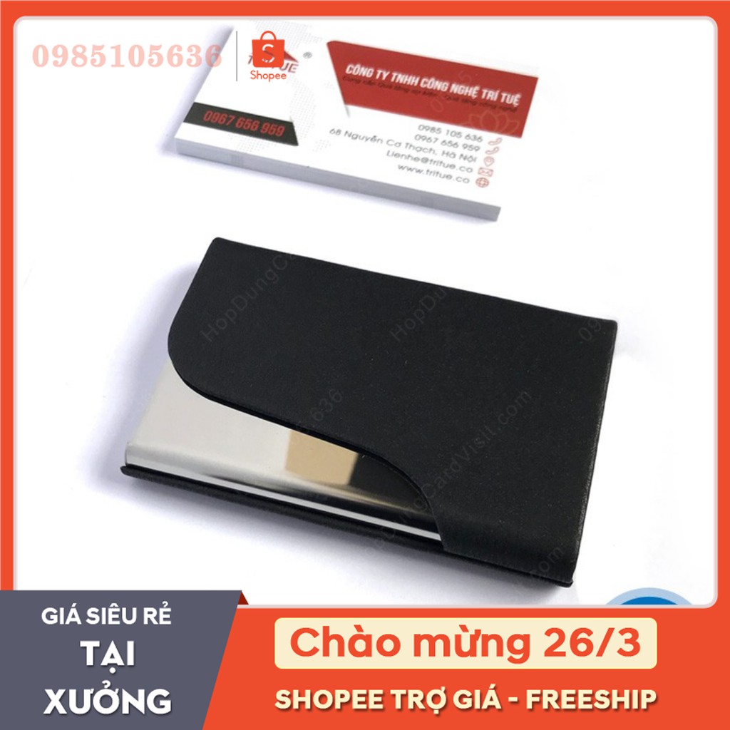 Freeshipshopee hộp đựng card visit cao cấp cho nam