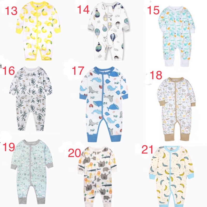 Body liền thân sleepsuit không vớ Baby cho bé trai bé gái