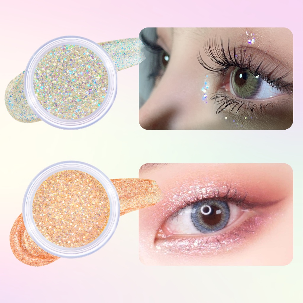 Nhũ mắt dạng Lấp Lánh dạng gel UNLEASHIA Mini Get Loose Glitter - Bắt sáng cho mặt, chống nước lâu trôi 4g
