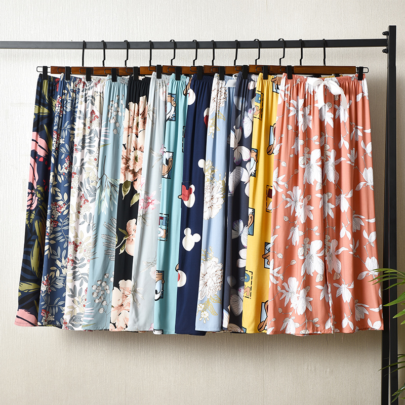 Quần dài ống rộng in họa tiết đáng yêu cho nữ | BigBuy360 - bigbuy360.vn