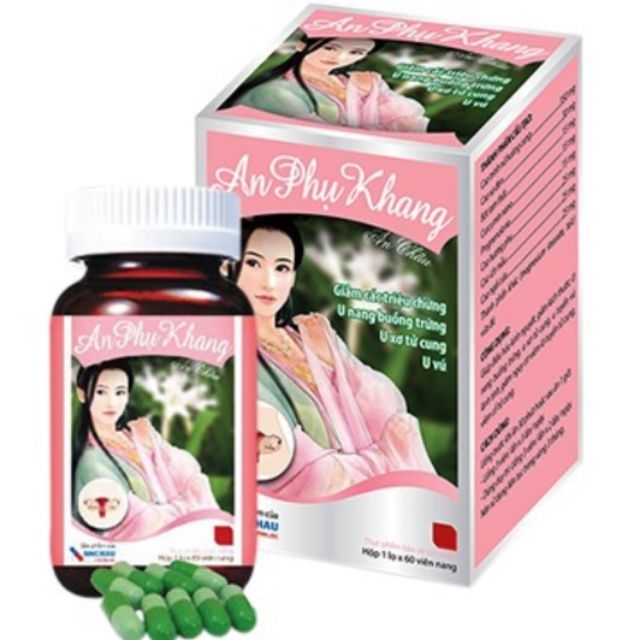 Combo 3 lọ an phụ khang hỗ trợ điều trị u xơ, u nang, rối loạn kinh nguyệt