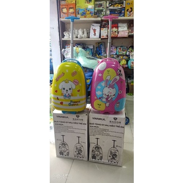 Vali kéo hàng khuyến mãi sữa vinamilk