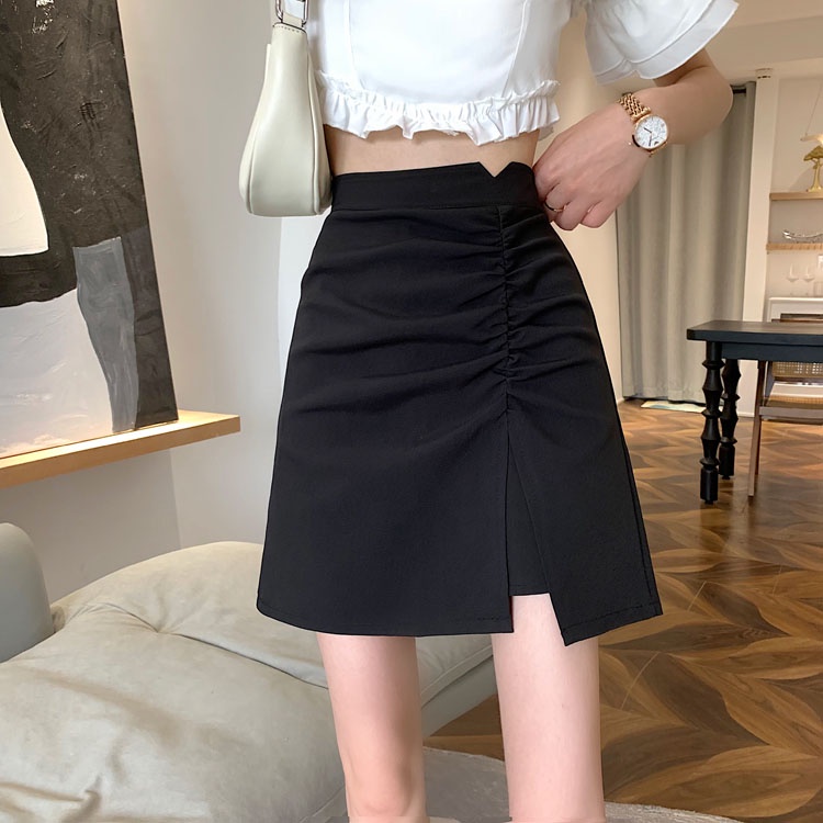 Chân váy SUXI dáng chữ A thiết kế thời trang phong cách Hàn Quốc cho nữ