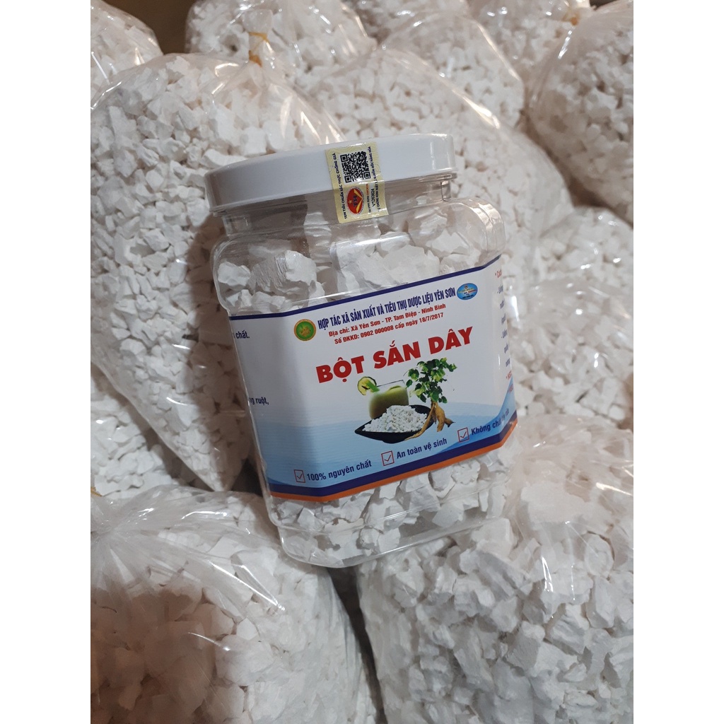Bột sắn dây Yên Sơn 500g – Thanh nhiệt, giải rượu, đẹp da – Siêu thị nông sản D2 Mart