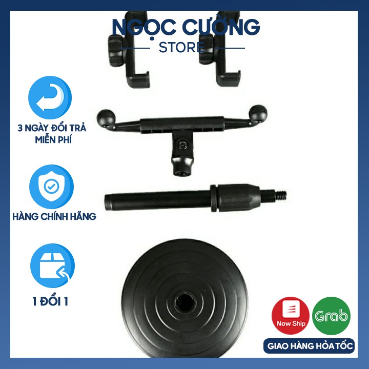 Giá đỡ điện thoại loại 2 điện thoại cao 25cm- kẹp điện thoại đôi để bạn tiện livestream | BigBuy360 - bigbuy360.vn
