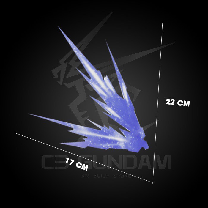 PHỤ KIỆN MÔ HÌNH GUNDAM RG 1/144 EFFECT WING OF THE SKIES &amp; BASE MB FOR RG STRIKE FREEDOM GUNDAM