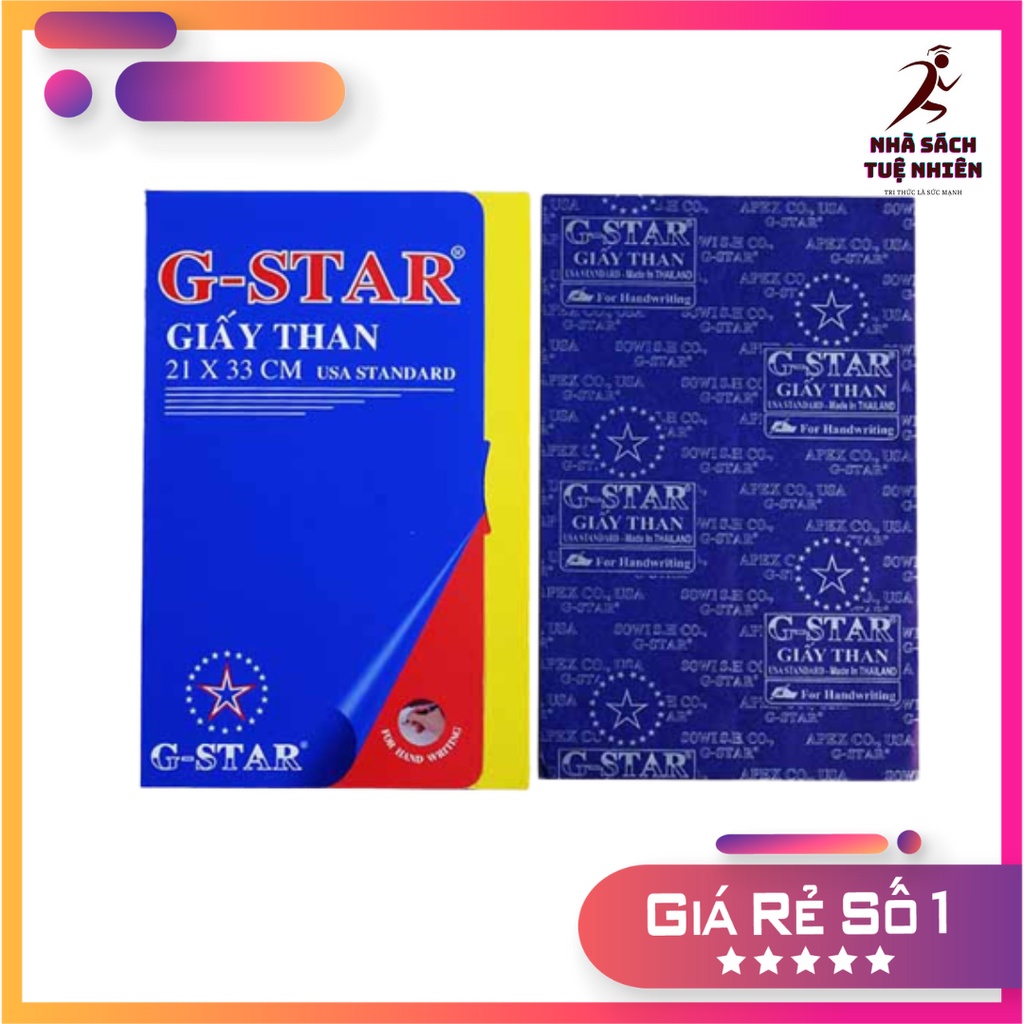 Giấy than Gstar loại 1 A4 giấy cabon A4 viết in qua giấy 100tờ/xấp