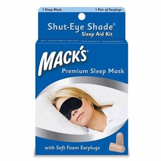 Bộ 2 món che mắt và nút chống ồn khi ngủ Mack's