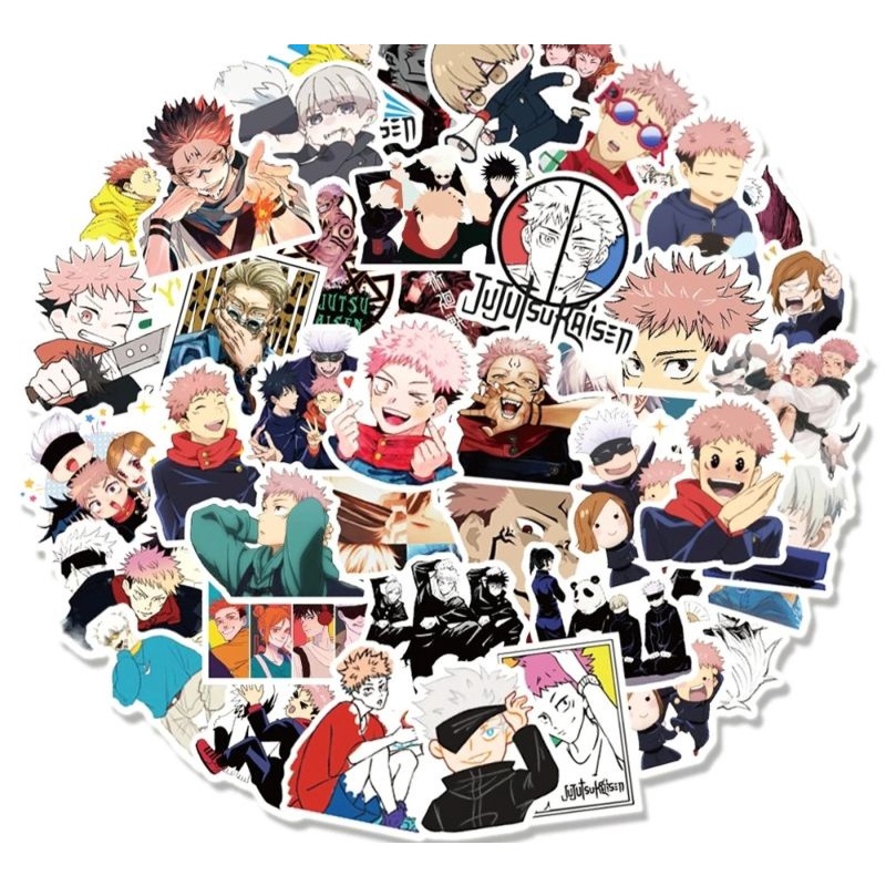 Sticker Jujutsu Kaisen- Manga Chú thuật hồi chiến - 20 tấm decal chống nước