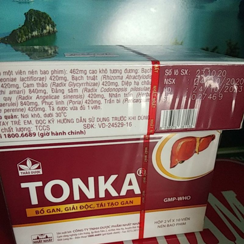 TONKA bổ gan giải độc tái tạo gan