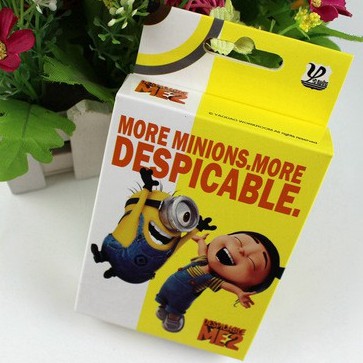 Bộ bài Tây anime minion, bộ tú poker minions 54 lá in hình anime manga dễ thương độc đáo