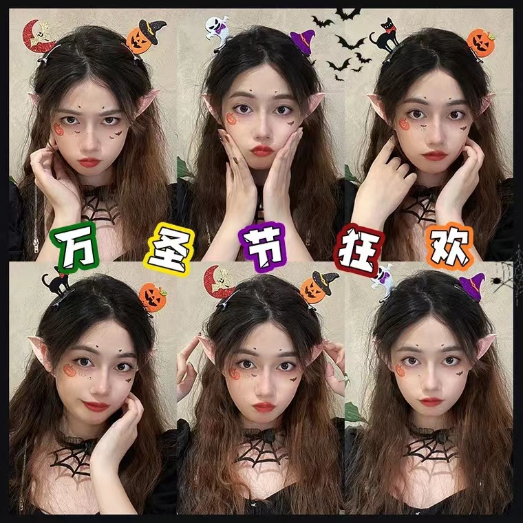 Kẹp Tóc Phong Cách Halloween Dễ Thương Cho Bé Gái