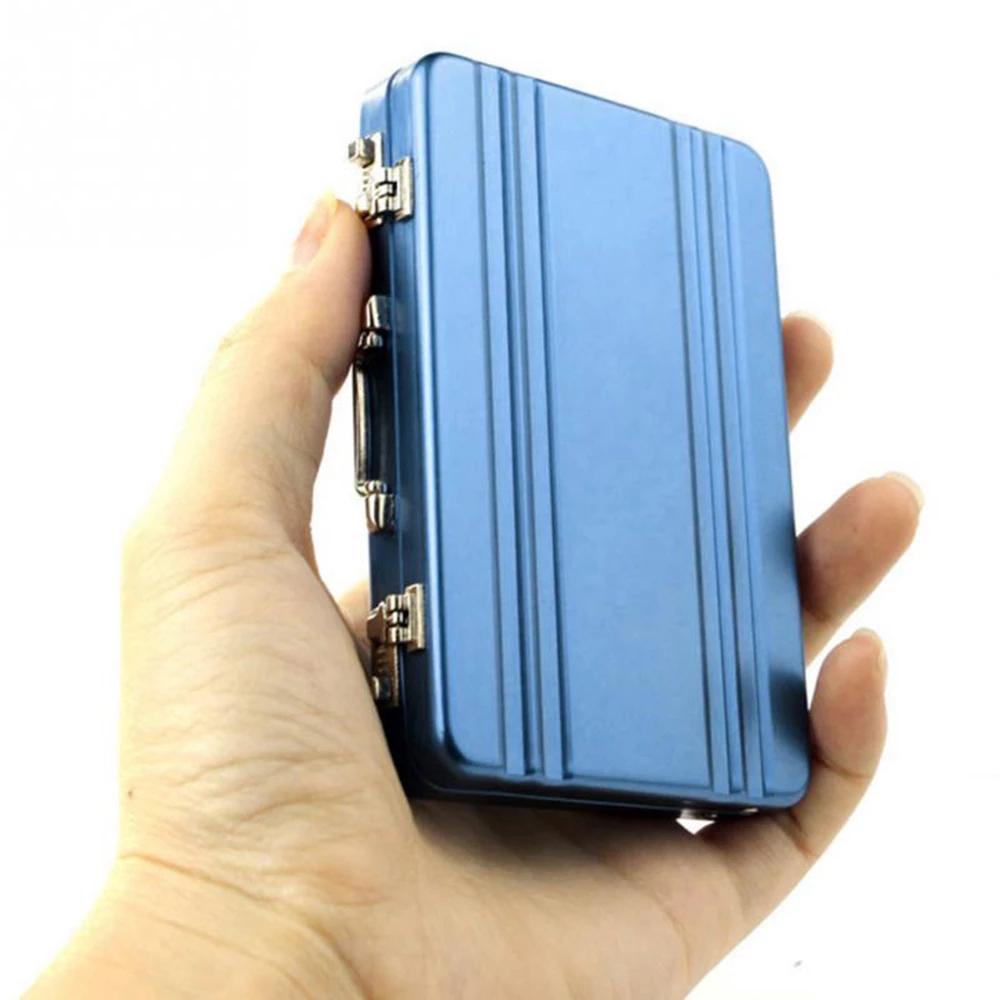Hộp Đựng Thẻ Tín Dụng / Trang Sức / Thẻ ID Mini Màu Đen Kiểu Dáng Tiện Dụng