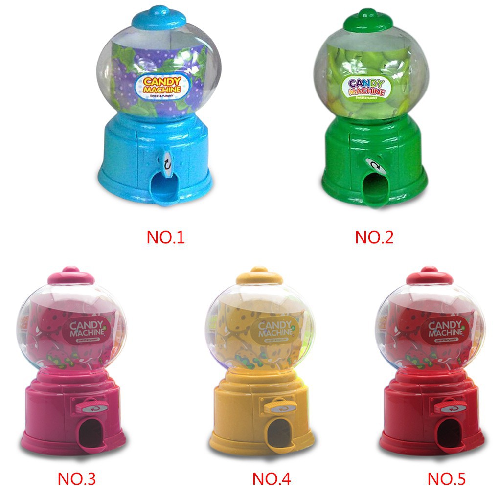 Máy đựng kẹo mini bằng nhựa có 5 màu lựa chọn
