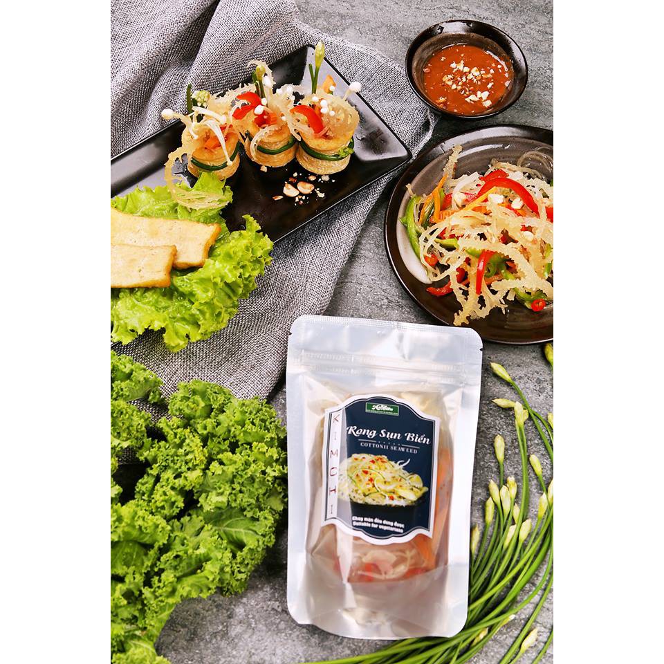 [RAU SẠCH ĂN LIỀN] Kim Chi Rong Sụn Biển An Nhiên, Thực Phẩm Chay Dinh Dưỡng, Rau Sạch Healthy, Đồ Ăn Chay