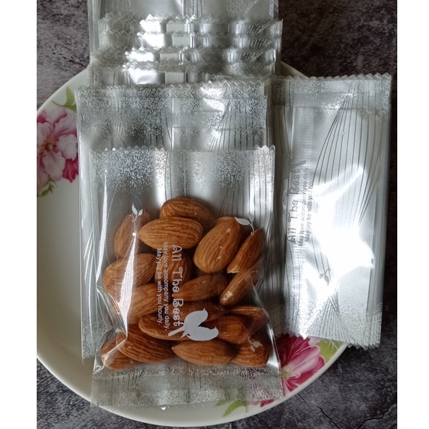 [Hàng mới về] Set 100c Túi gói kẹo hàn PE đựng bánh, mứt, kẹo nougat size 10cm*7cm-(chữ ALL THE BEST)