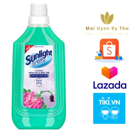 Nước Lau Sàn Sunlight tinh dầu thảo mộc 1kg