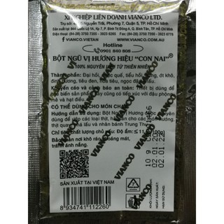 Bột Ngũ Vị Hương Vianco 10g