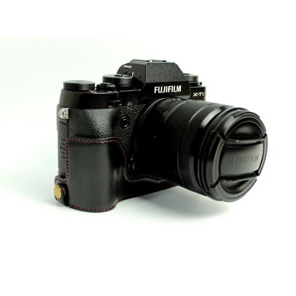 Halfcase da cho máy ảnh Fujifilm XT1 - Đen, nâu, nâu cafe