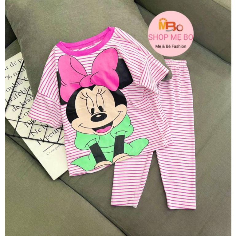 QUẦN ÁO TRẺ EM Sét ĐỒ BỘ BÉ GÁI thun cotton tay dài thu đông bánh bèo babydoll đáng yêu BB20