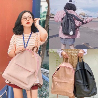 BALO TRƠN 💕 FREESHIP 💕 GIẢM 3K (Nhập Mã SHOPA3N)XƯỚC CHẤT DA ĐẸP ĐEN / HỒNG