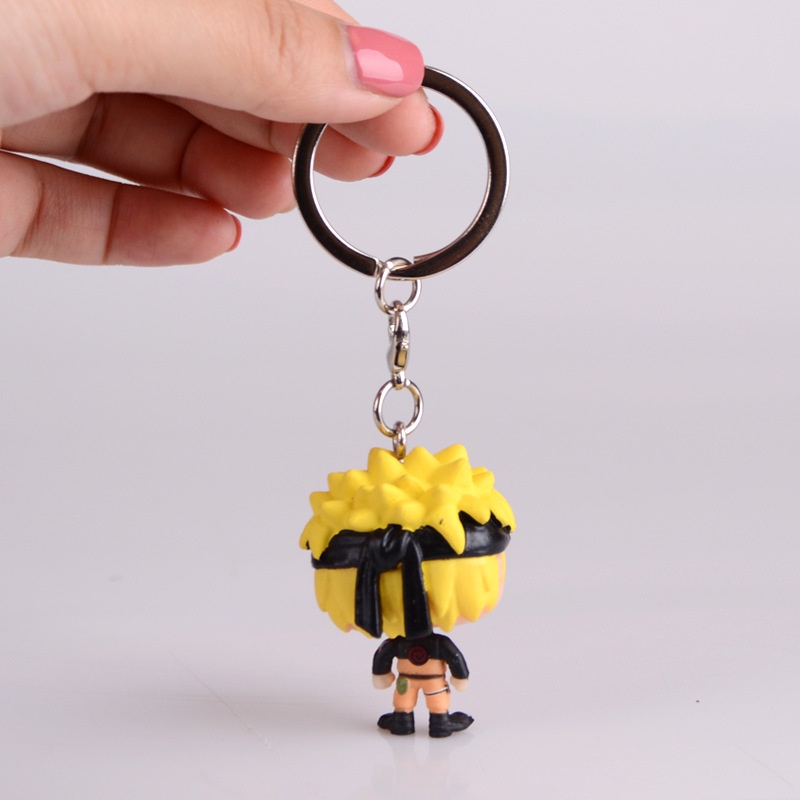 1 Móc Khóa Mô Hình Nhân Vật Uzumaki Naruto Funko POP Bằng PVC
