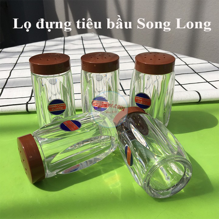 Lọ đựng tiêu xay SONG LONG hình trụ cao cấp tiện dụng 01018 Buôn Rẻ