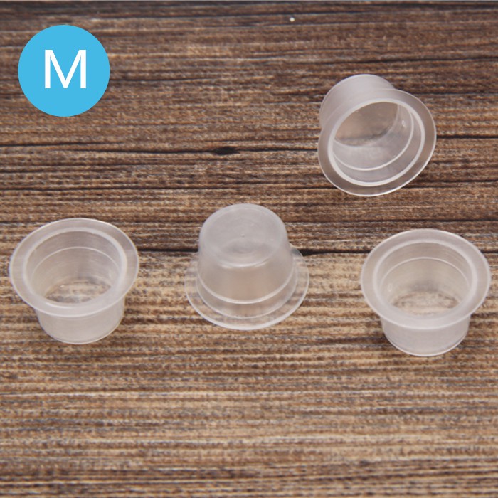 Set 1000 Cốc Nhựa Trong Suốt Đựng Mực Xăm Sử Dụng Một Lần