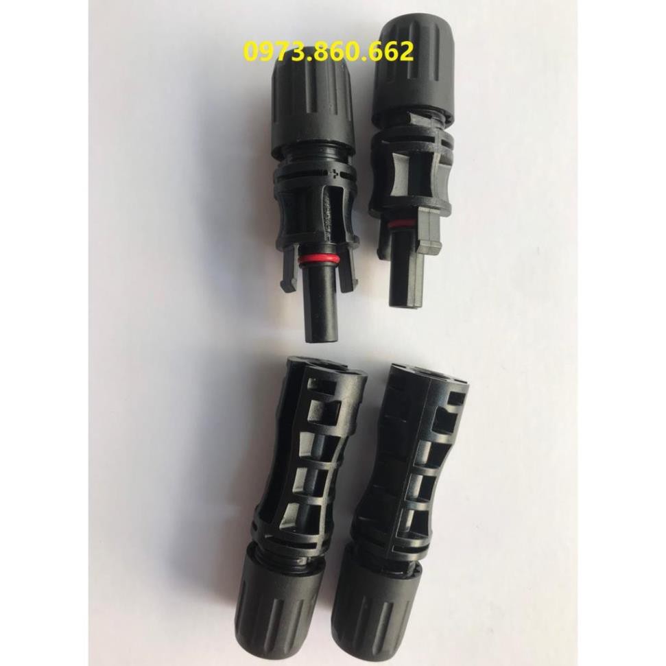 Giắc nối MC4 1500V loại tốt - Giắc nối dùng cho PIN năng lượng mặt trời -TBĐ -Thiết bị điện giá tốt
