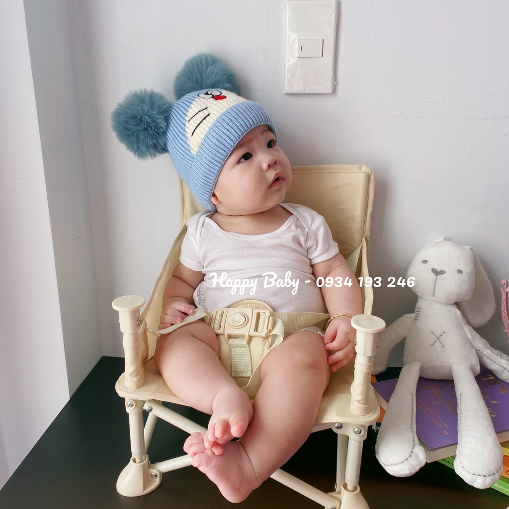 Mũ len cho bé trai, bé gái hình đoraemon cưng muốn xỉuuuu chuẩn hàng loại 1
